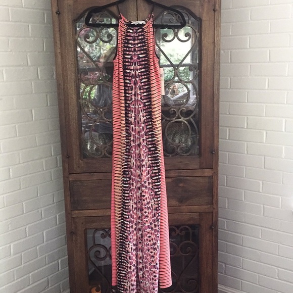 NWT Maggy London animal print maxi dress - Picture 1 of 5